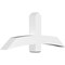 Ekena Millwork Bellingham Architectural Grade PVC Gable Bracket, 60"W x 25"H x 6"D x 6"F, 10/12 Pitch GBP060X25X0606BEL00 - alternate 1